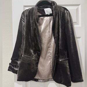 Anthropologie Velvet Blazer